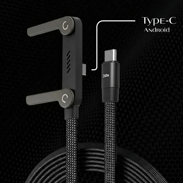 TEK  KABLOYLA  HEM HIZLI  ŞARJ HEM TELEFON STANDI